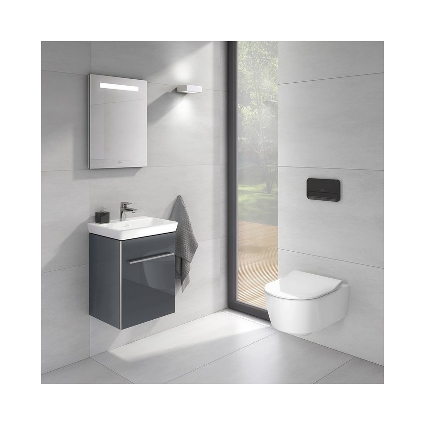 Villeroy & Boch 922400RB - VICONNECT skylleknap, højglans sort
