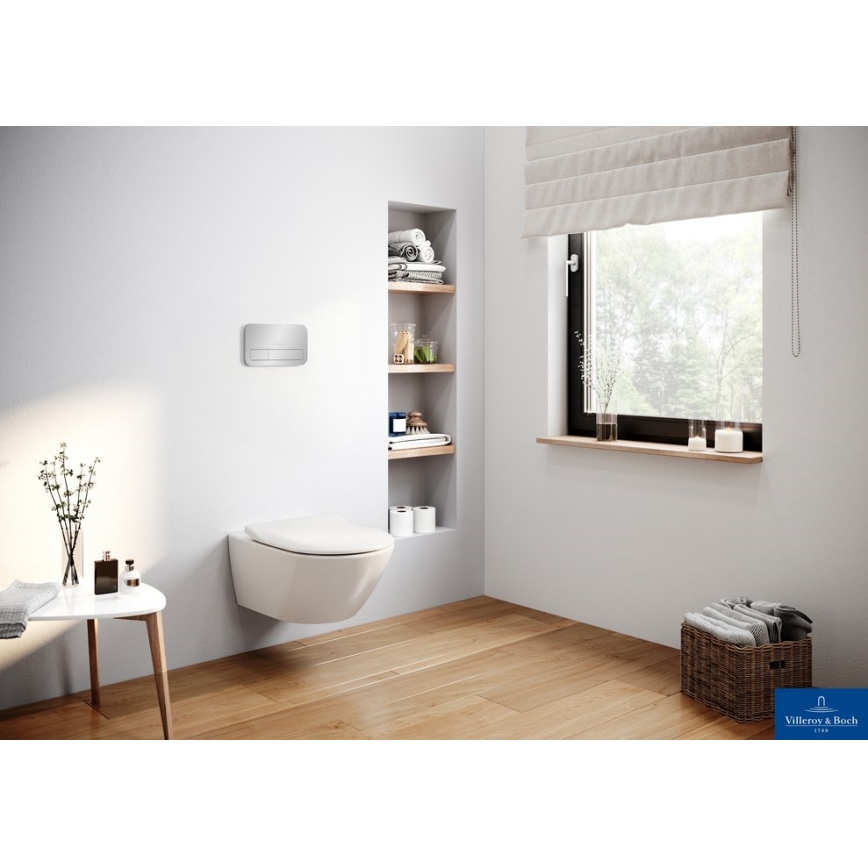 Villeroy & Boch 92249061 - Spolingsknap VICONNECT poleret krom