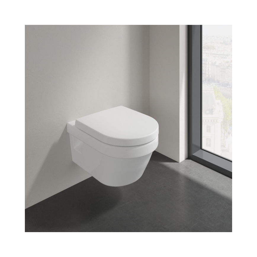 Villeroy & Boch 98M9C101 - Toiletsæde SoftClose ARCHITECTURA hvid