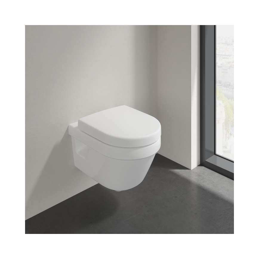 Villeroy & Boch 9M66S201 - Toiletsæde SoftClose ARCHITECTURA hvid