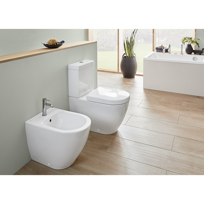 Villeroy & Boch 9M68Q101 - Toiletsæde SUBWAY 2.0 hvid