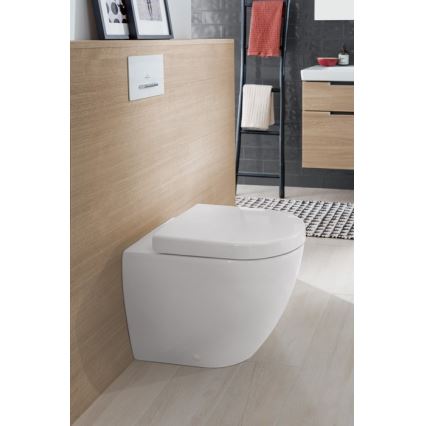 Villeroy & Boch 9M68Q101 - Toiletsæde SUBWAY 2.0 hvid