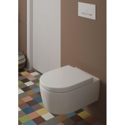 Villeroy & Boch 9M77C101 - AVENTO SoftClose toiletsæde i hvid
