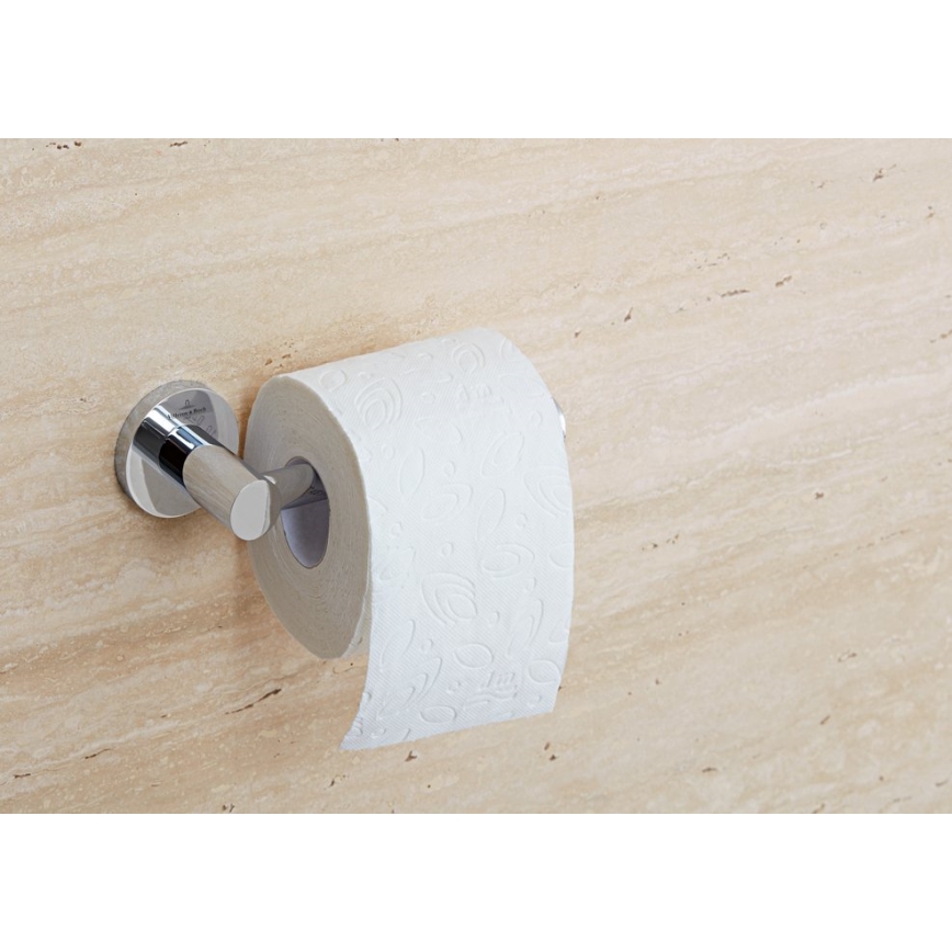 Villeroy & Boch TVA15101400061 - Toiletpapirholder ELEMENTS i blank krom
