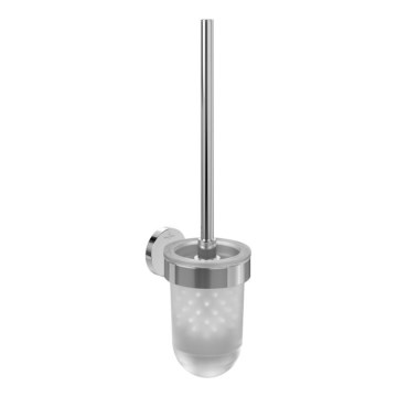 Villeroy & Boch TVA15101600061 - Vægmonteret WC-børste ELEMENTS glas/poleret krom