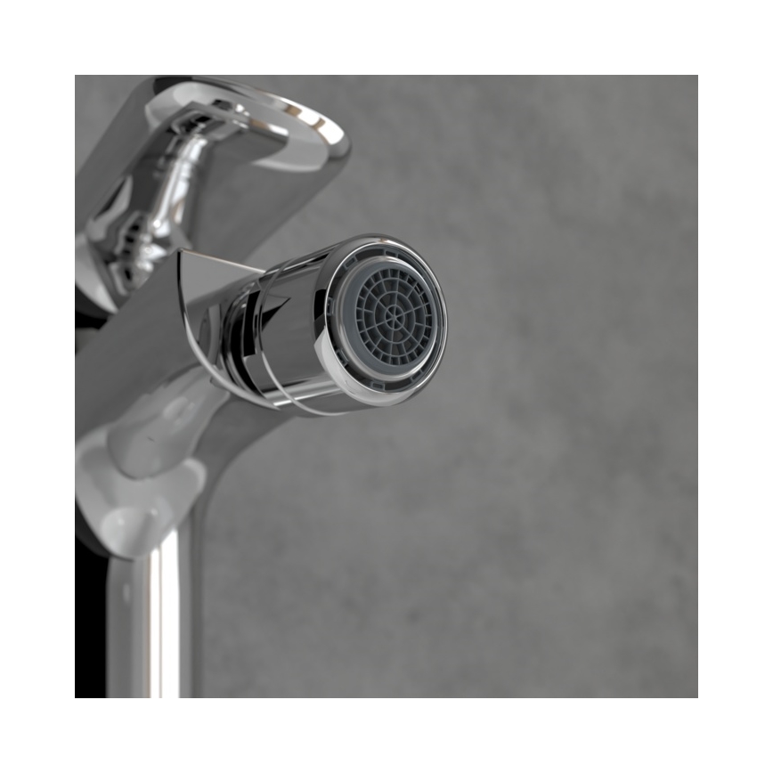 Villeroy & Boch TVB10420111061 - Bidetbatteri + bundventil O.NOVO poleret krom