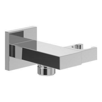 Villeroy & Boch TVC00046300061 - Hjørnebruseholder med udløb, blank krom