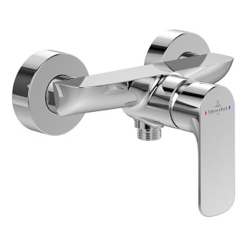 Villeroy & Boch TVS10400100061 - Brusebatteri O.NOVO, poleret krom