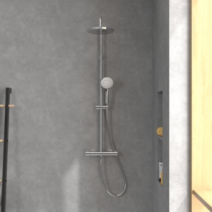 Villeroy & Boch TVS10900200061 - Brusesæt med UNIVERSAL-armatur, poleret krom