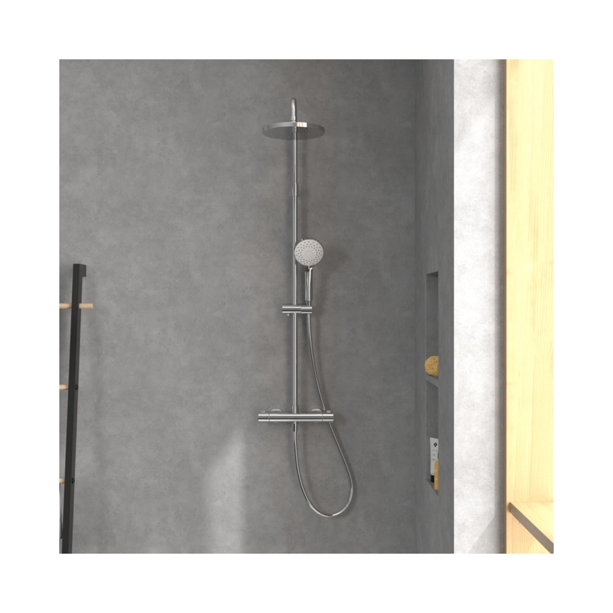 Villeroy & Boch TVS10900200061 - Brusesæt med UNIVERSAL-armatur, poleret krom