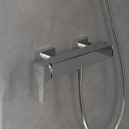 Villeroy & Boch TVS11200100061 - Brusebatteri SUBWAY 3.0 poleret krom