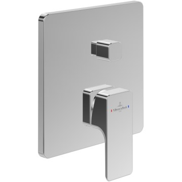 Villeroy & Boch TVS11200300061 - Badekar-/bruserarmatur SUBWAY 3.0 blank krom