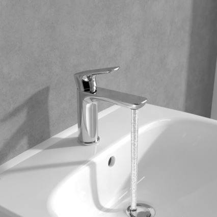 Villeroy & Boch TVW10400300161 - Håndvaskarmatur O.NOVO 15,5 cm poleret krom