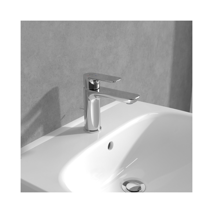 Villeroy & Boch TVW10400400161 - Håndvaskarmatur O.NOVO 15,5 cm poleret krom