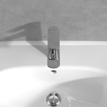 Villeroy & Boch TVW10400400161 - Håndvaskarmatur O.NOVO 15,5 cm poleret krom