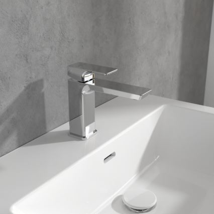 Villeroy & Boch TVW11200300061 - Håndvaskarmatur SUBWAY 15,5 cm blank krom