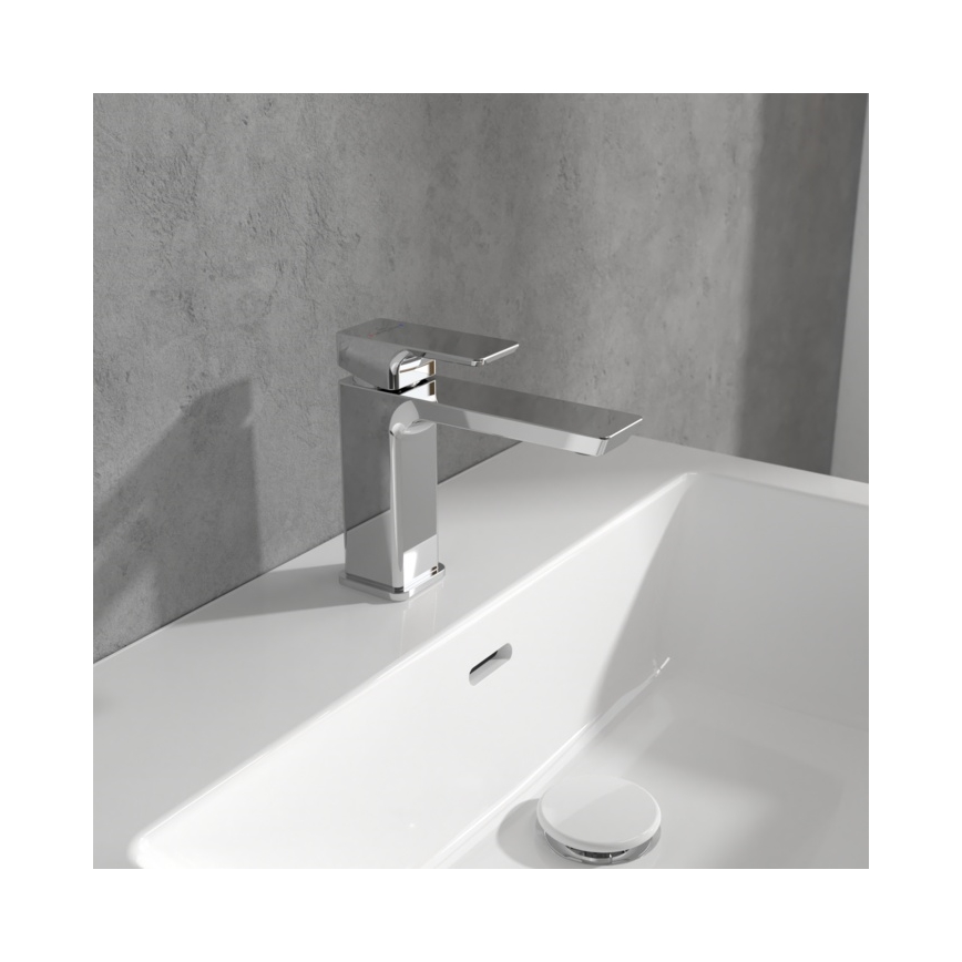 Villeroy & Boch TVW11200300061 - Håndvaskarmatur SUBWAY 15,5 cm blank krom