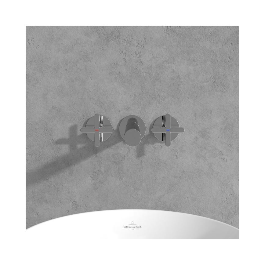 Villeroy & Boch TVZ10601200061 - Blandingsbatteri til håndvask LOOP&FRIENDS i poleret krom