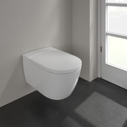 Villeroy & Boch V0E100R1 - Vægmonteret bidet med SoftClose-sæde VICLEAN keramik/hvid +fjernbetjening