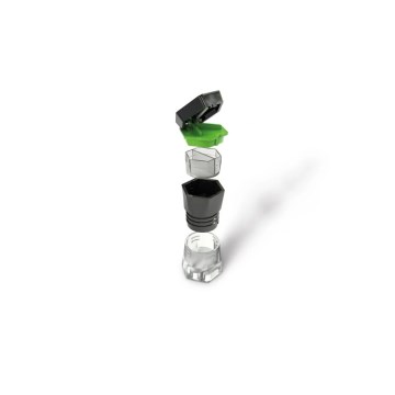 Vitility - 5-i-1 pillebeholder og pilleskærer, sort