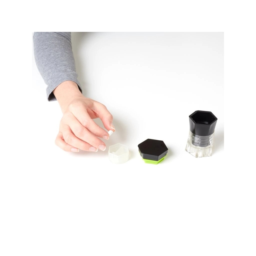 Vitility - 5-i-1 pillebeholder og pilleskærer, sort