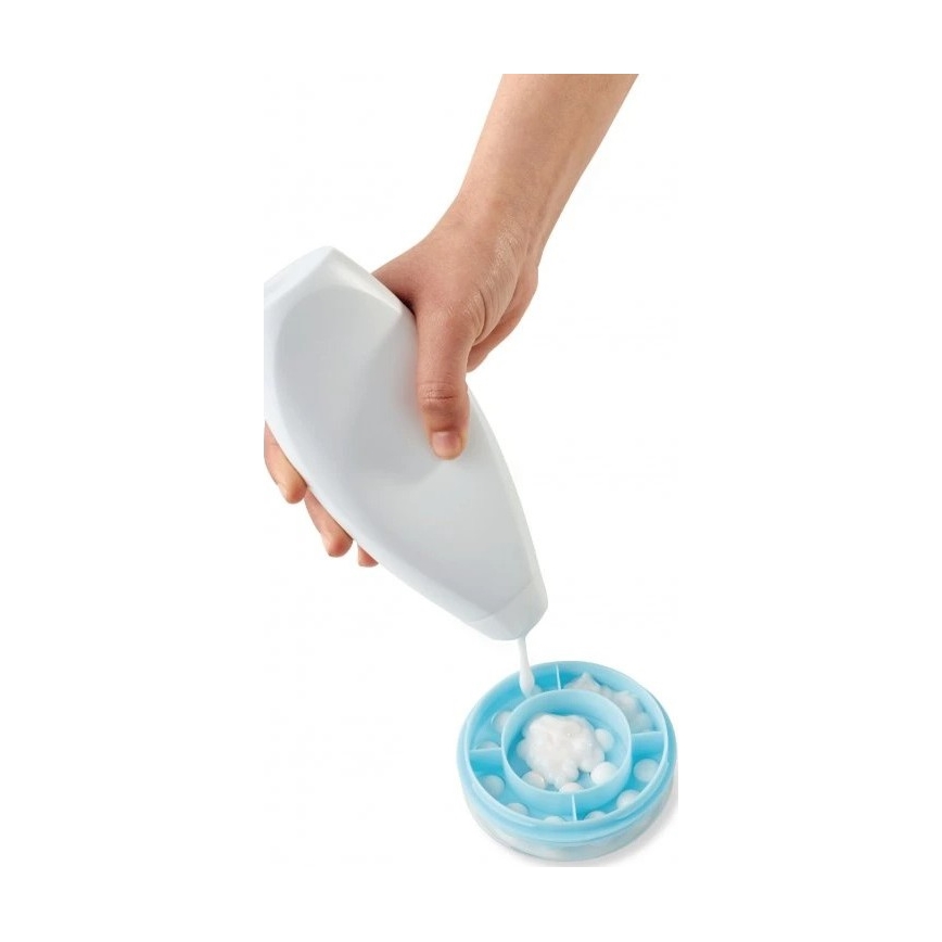 Vitility - Applikator til brusegel og kropslotion, hvid/blå