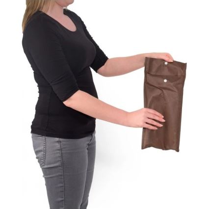 Vitility - Sammenklappelig gangstok 92 cm, brun