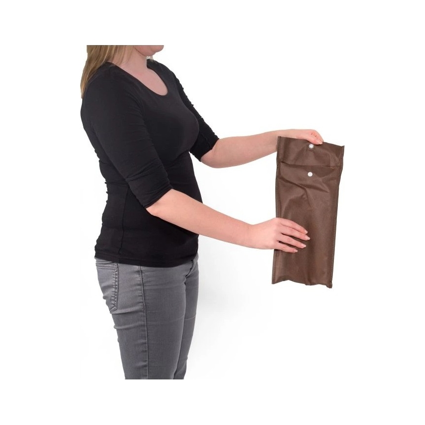 Vitility - Sammenklappelig gangstok 92 cm, brun