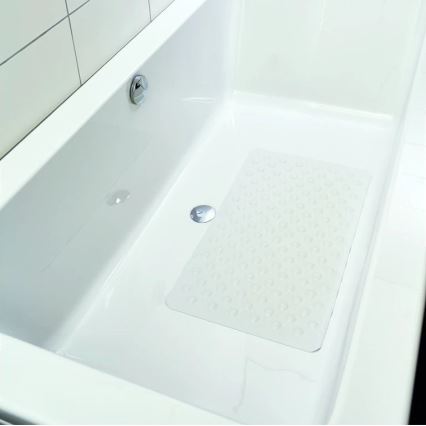 Vitility - Skridsikker brusemåtte 40x70 cm hvid