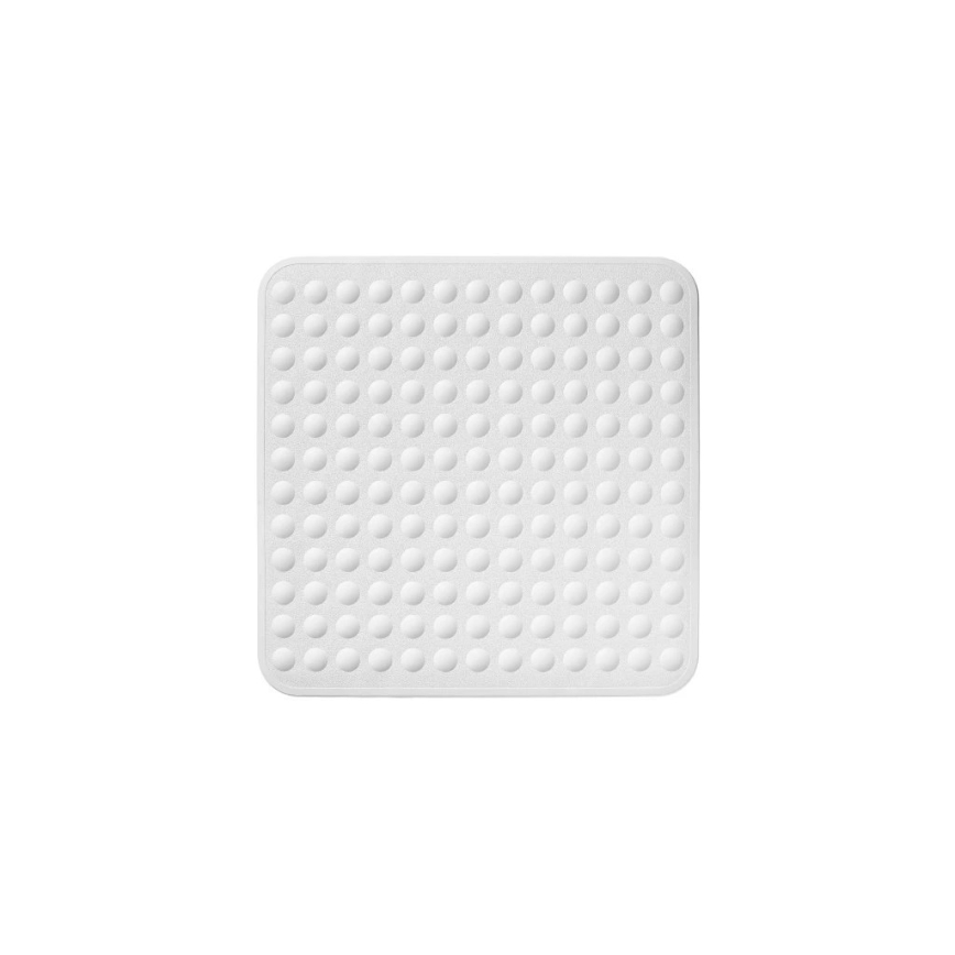 Vitility - Skridsikker brusemåtte 54x54 cm hvid