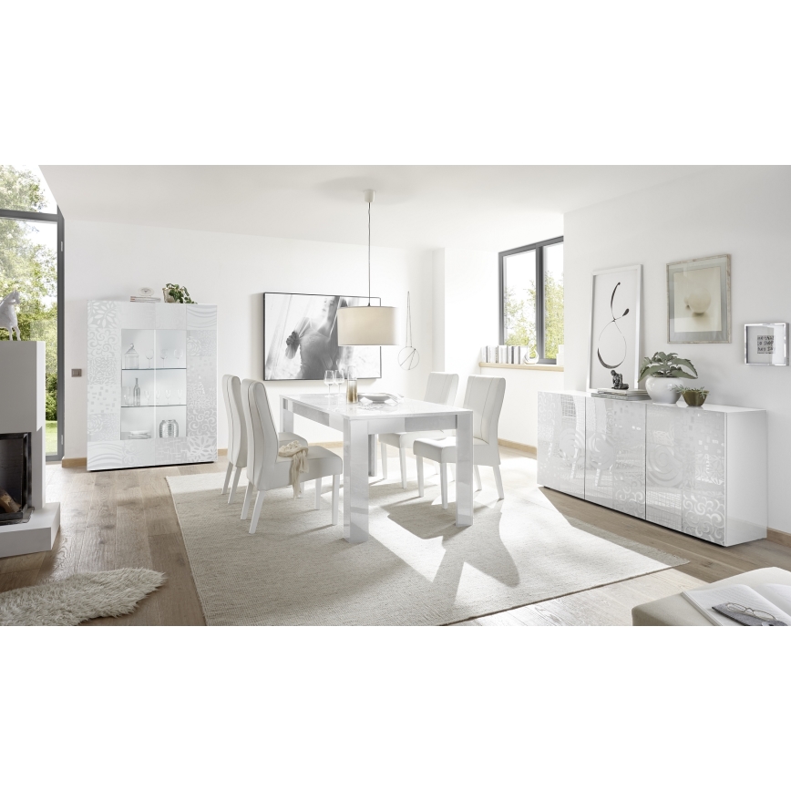 Vitrineskab ARIA, hvid