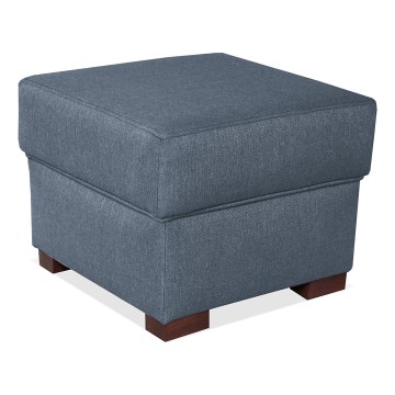 VIVA 51x51 cm blå ottoman