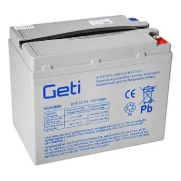 VRLA AGM blybatteri 12V/55Ah
