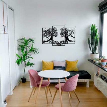 Vægdekoration 116x71 cm Livets Træ metal