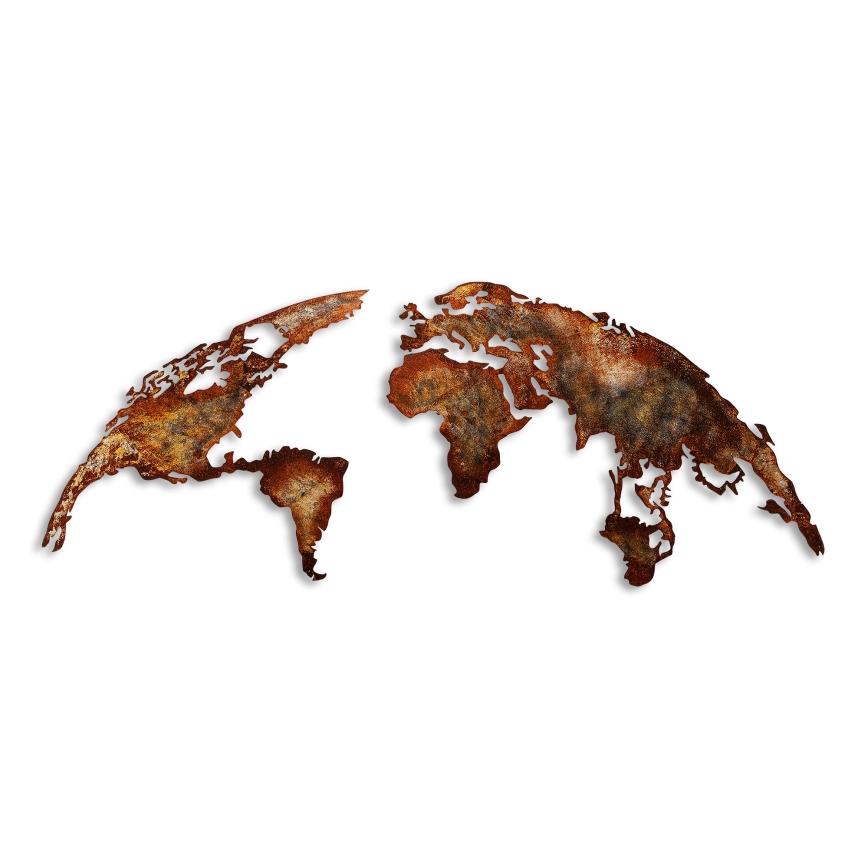 Vægdekoration 2 stk. 150x59 planet metal
