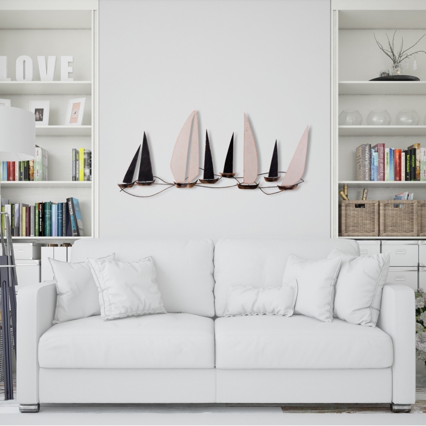 Vægdekoration 52x117 cm både