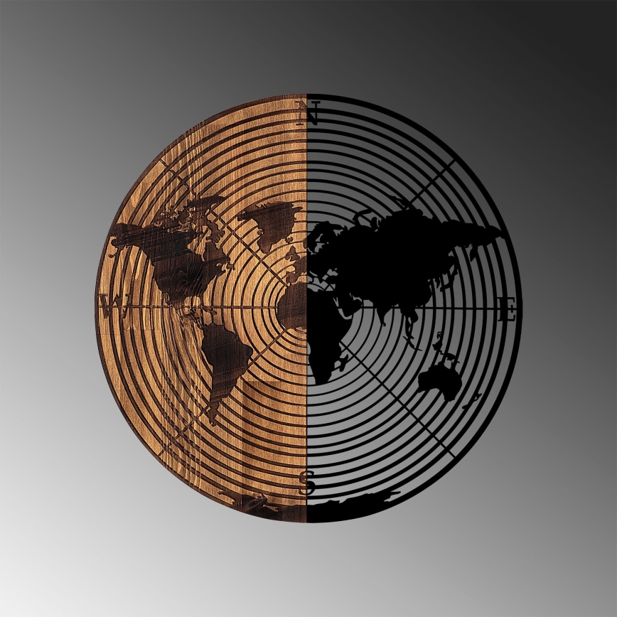 Vægdekoration diameter 56 cm kort