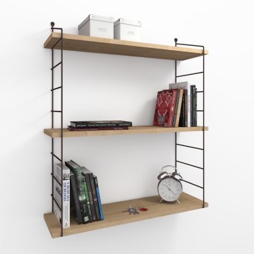 Væghylde ARMONI 85x72 cm beige/brun