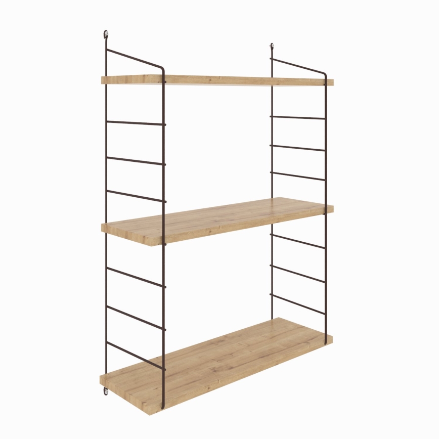Væghylde ARMONI 85x72 cm beige/brun