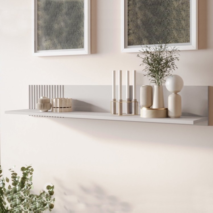 Væghylde ARUBA 20x120 cm beige