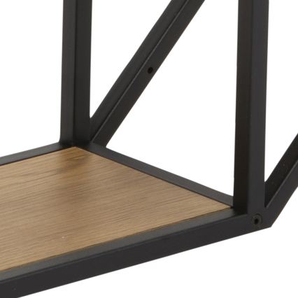 Væghylde SARON 77x77 cm eg/sort