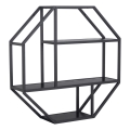 Væghylde SARON 77x77 cm sort