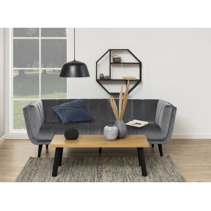 Væghylde SARON 77x77 cm sort