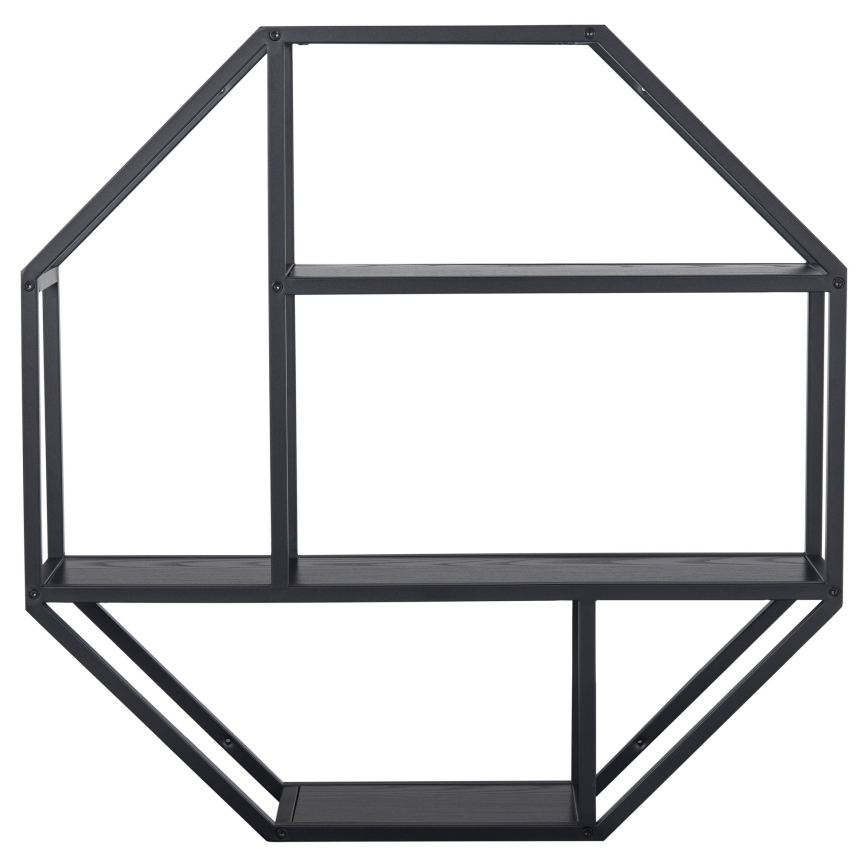Væghylde SARON 77x77 cm sort