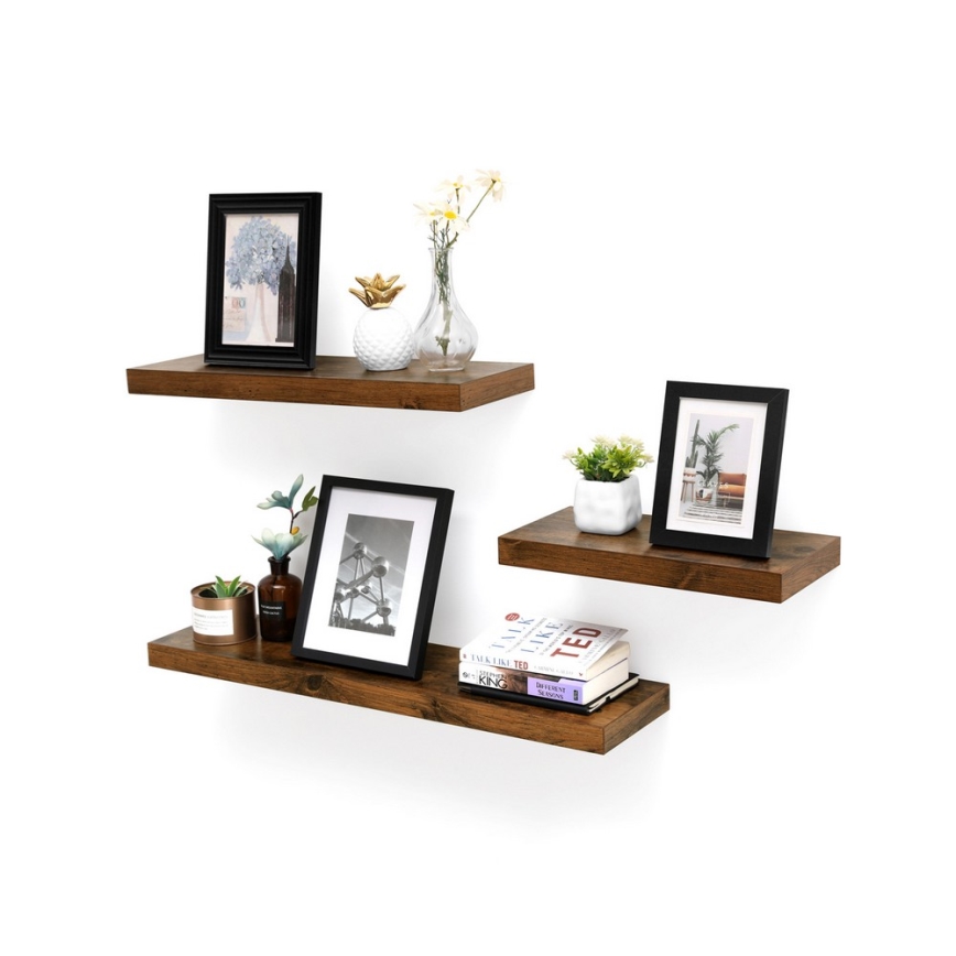 Væghylde SHELFY, brun