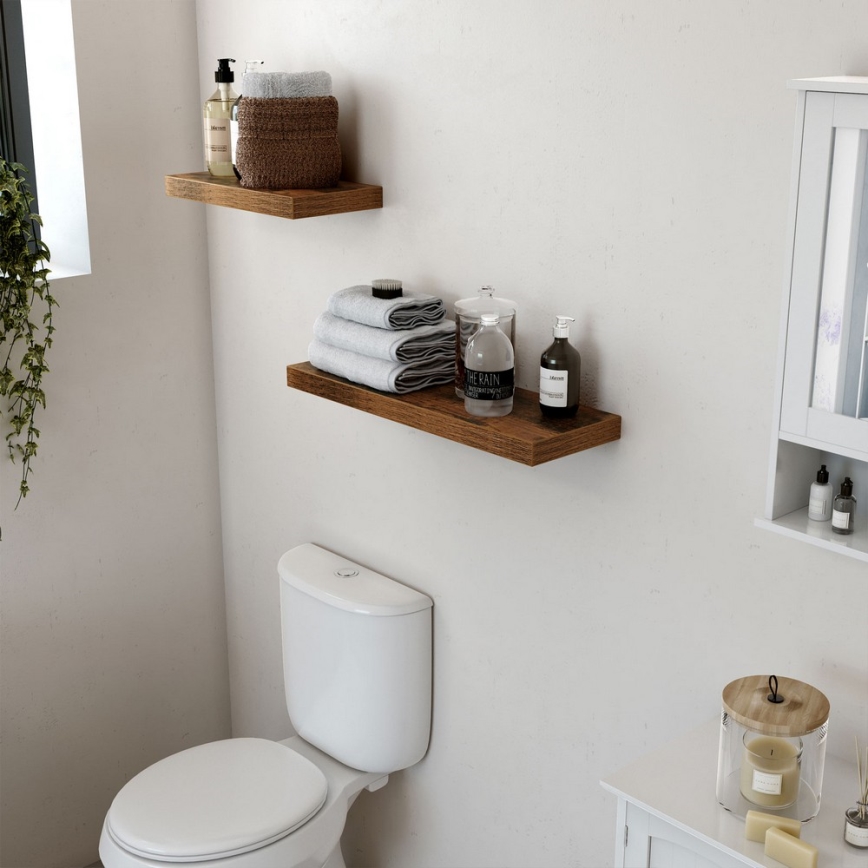 Væghylde SHELFY, brun