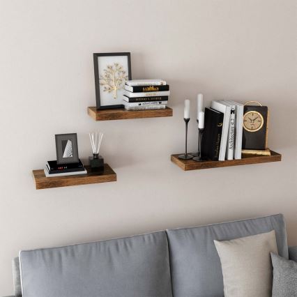 Væghylde SHELFY, brun