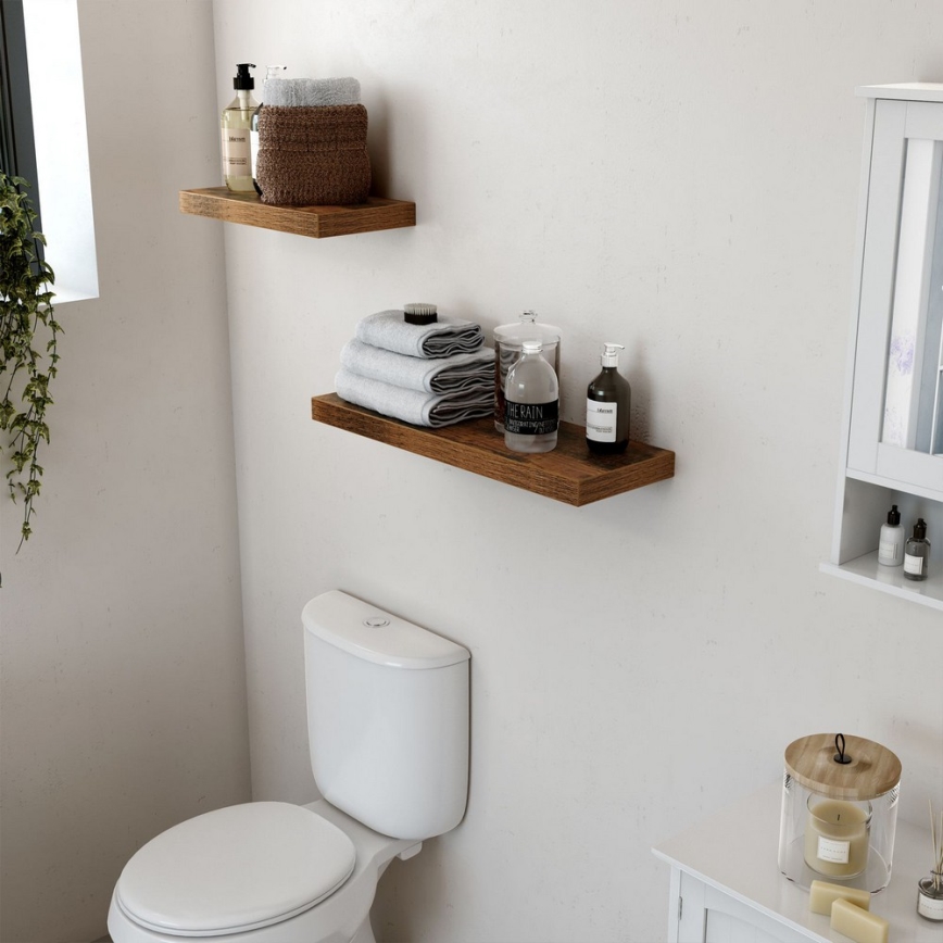 Væghylde SHELFY, brun