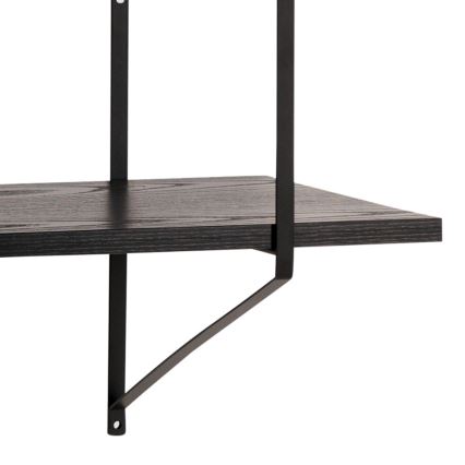 Væghylde TOCO 191x79 cm sort