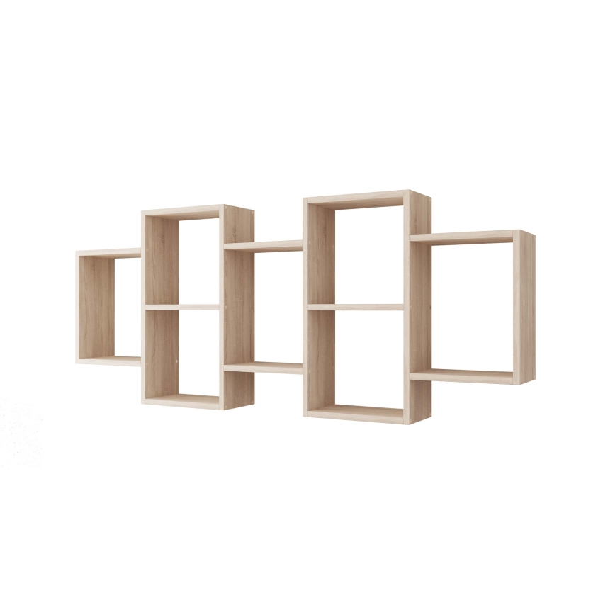Væghylde TRIO 65x161 cm beige